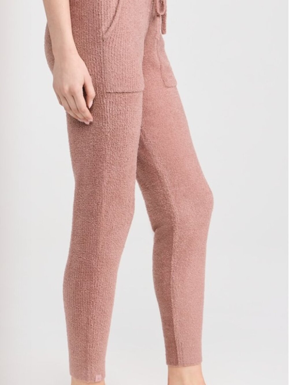 Barefoot Dreams CozyChic Lite Rib Blocked Pants 🤎 | Medium | Tierra | EUC - Picture 12 of 14